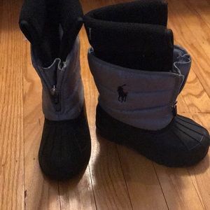 Polo toddler boys boots. Size 8.